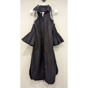 🆕 C/Meo Collective Show Me Shirt Dress in Black Size XS